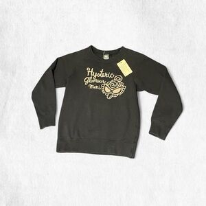 Hysteric Glamour black sweatshirt vintage mini blue. & yellow tag 🏷️